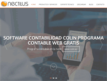 Tablet Screenshot of nectilus.com